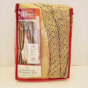 Better Homes and Gardens Complete Window Curtain Set